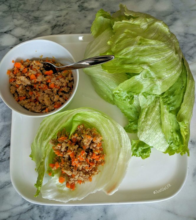 Garlic Ginger Chicken Lettuce Wraps Just Get Fit
