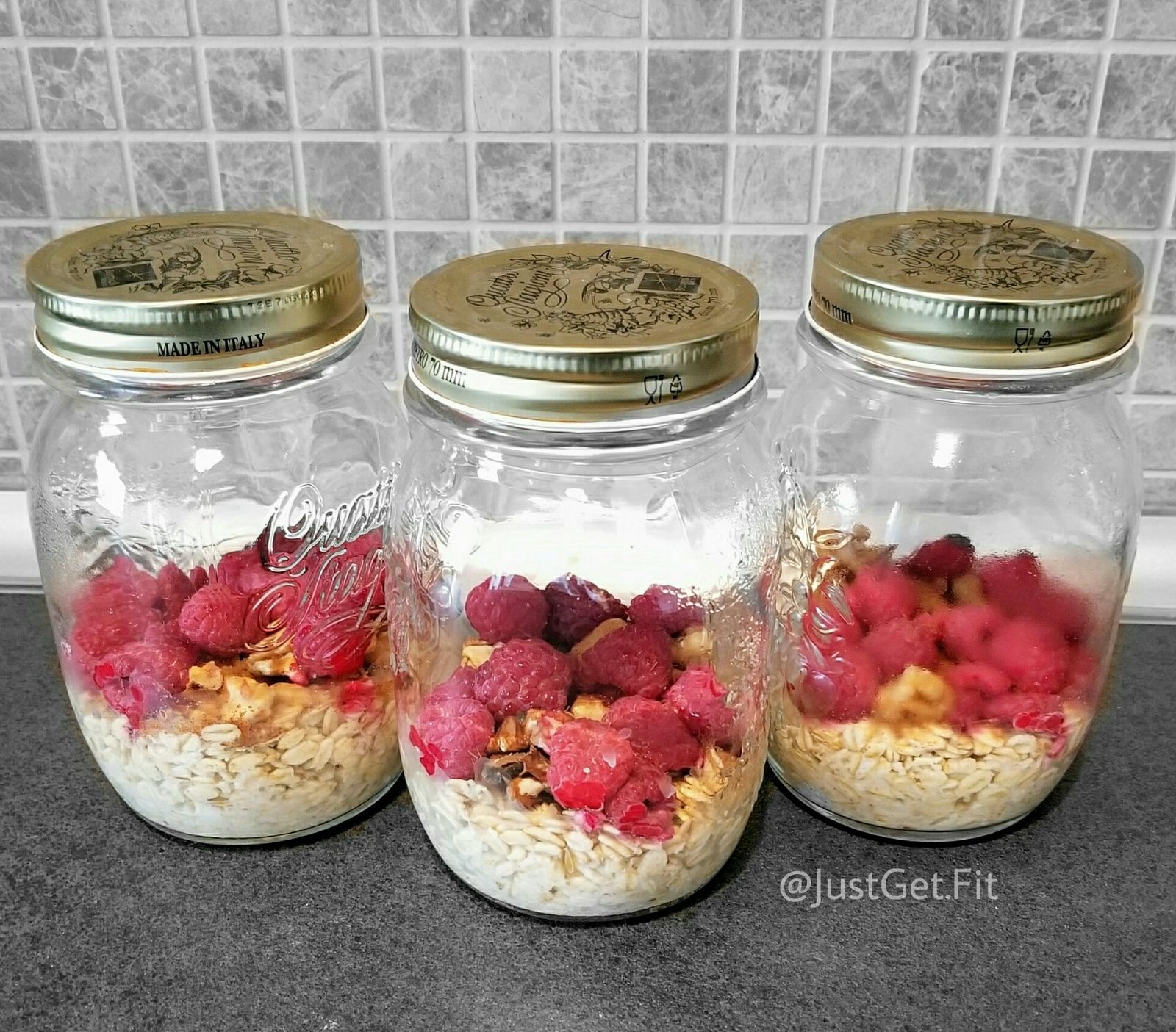 2 min. dairy Free Overnight Oats Just Get Fit