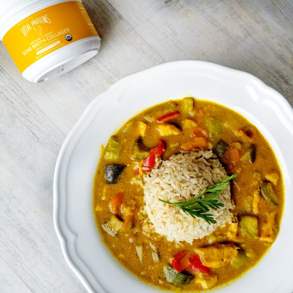 Chicken Curry with Bone Broth Just Get Fit